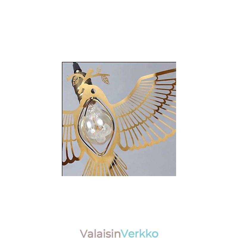 Retro Paperileikkaus Art Bird Plating