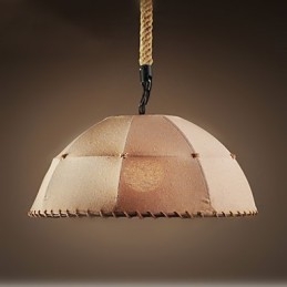 Sopimuksen mukainen Nordic Vintage Linens Hamppuköysi American Country Droplight -lamppu