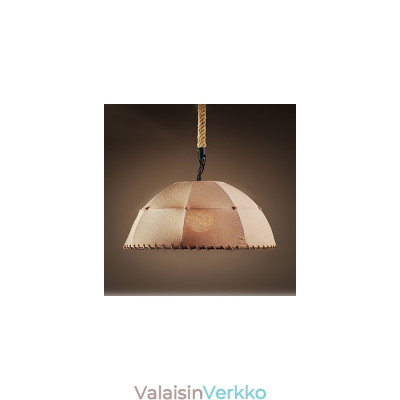 Sopimuksen mukainen Nordic Vintage Linens Hamppuköysi American Country Droplight -lamppu