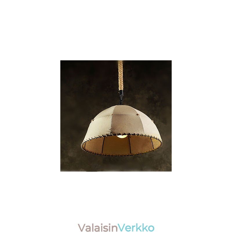 Sopimuksen mukainen Nordic Vintage Linens Hamppuköysi American Country Droplight -lamppu