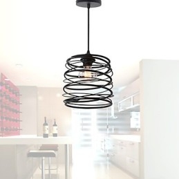 Rustic Lodge Retro Country Mini Style -maalaus metallista riippuvalaisin Autotalli