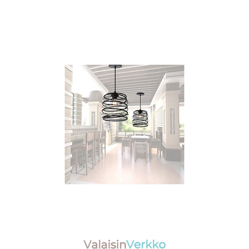 Rustic Lodge Retro Country Mini Style -maalaus metallista riippuvalaisin Autotalli