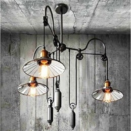 Vintage Country Mini Style -maalaus metallikattokruunu