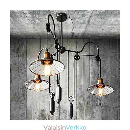 Vintage Country Mini Style -maalaus metallikattokruunu Vintage Country Mini Style -maalaus metallikattokruunu