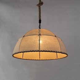 35 cm Loft Industrial Wind Suoraviivainen pellava American Country Creative Arts -pisaralamppu
