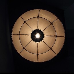 35 cm Loft Industrial Wind Suoraviivainen pellava American Country Creative Arts -pisaralamppu