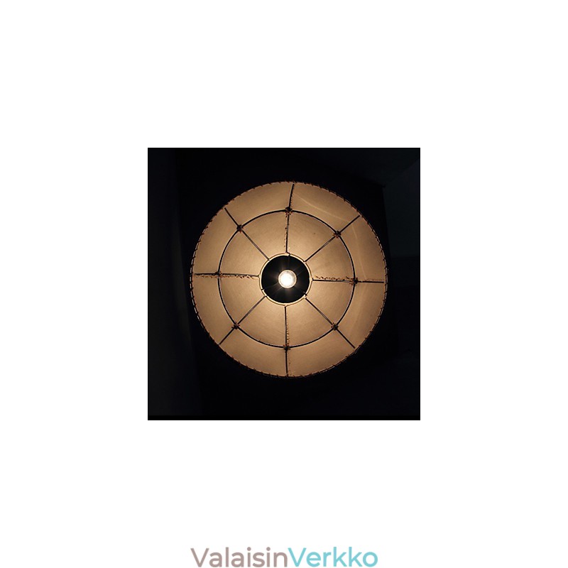 35 cm Loft Industrial Wind Suoraviivainen pellava American Country Creative Arts -pisaralamppu