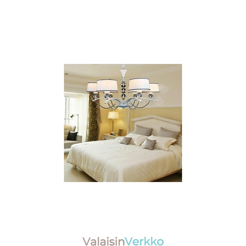 Moderni nykyaikainen kristallikromikankainen kattokruunu