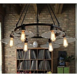 Perinteinen Klassinen Vintage Retro Lyhty Country Mini Style Maalaus Metal Riipus Light Ruokailu