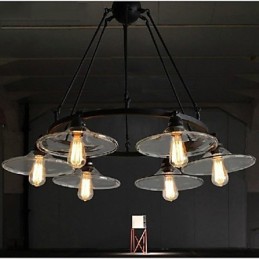 Perinteinen Klassinen Vintage Retro Lyhty Country Mini Style Maalaus Metal Riipus Light Ruokailu