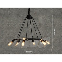 Perinteinen Klassinen Vintage Retro Lyhty Country Mini Style Maalaus Metal Riipus Light Ruokailu