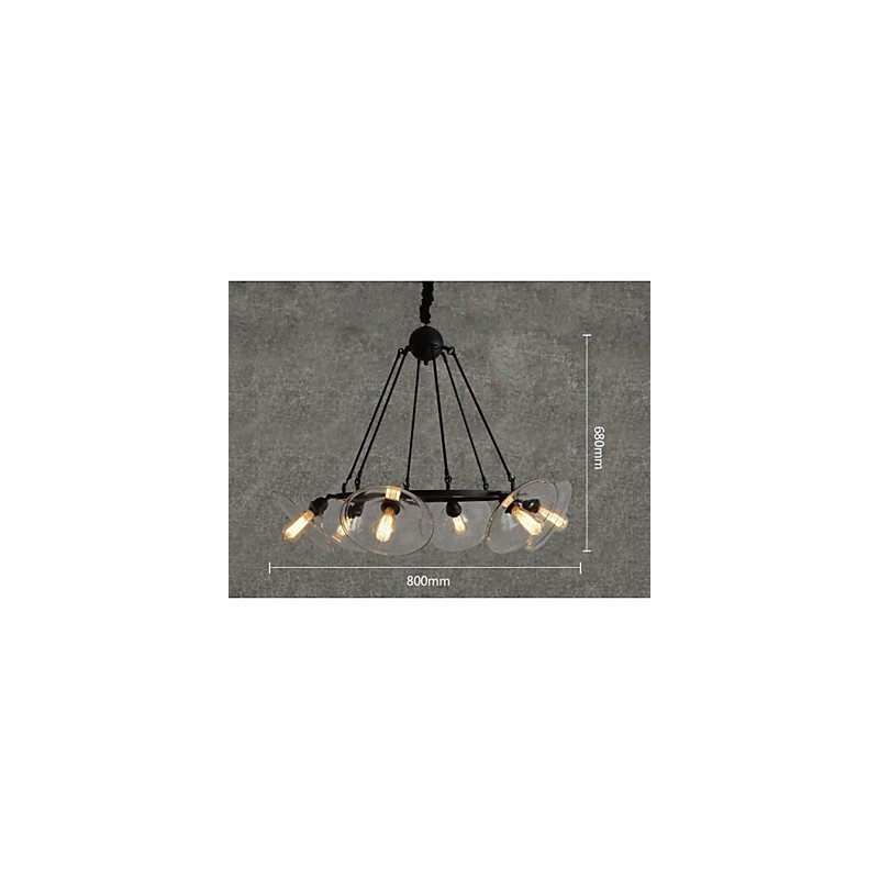 Perinteinen Klassinen Vintage Retro Lyhty Country Mini Style Maalaus Metal Riipus Light Ruokailu