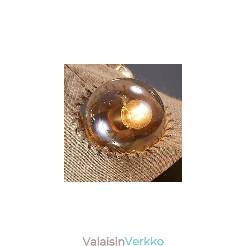 Maalaus metallikattokruunuvalaisinMakuuhuone