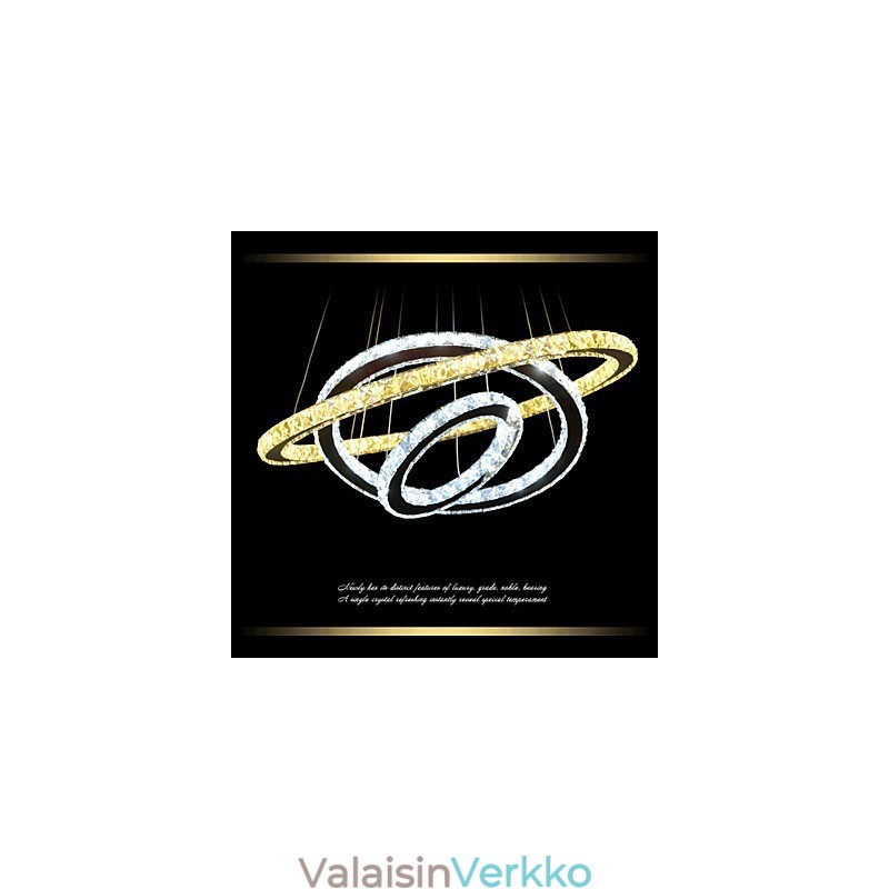 Crystal kattoon riippuvalaisimet kattokruunu valaisimet lämmin ja viileä valkoinen D406080cm