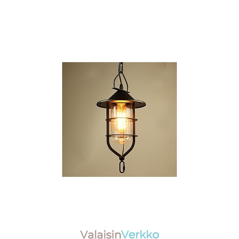 Vintage Country Painting metalliriippuvalaisin Autotalli