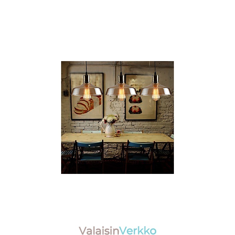 Retro valaistus Lasiriippuvalaisin