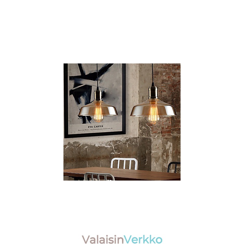 Retro valaistus Lasiriippuvalaisin