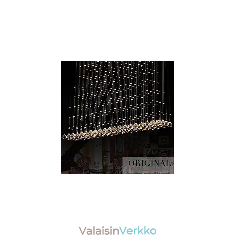 K9-kristalliriippuvalaisin ripustuslanka kattokruunu valaistus kattovalo sisäkahvila