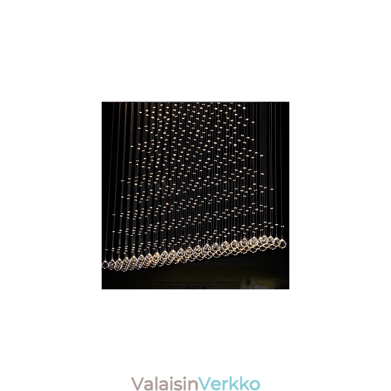 K9-kristalliriippuvalaisin ripustuslanka kattokruunu valaistus kattovalo sisäkahvila