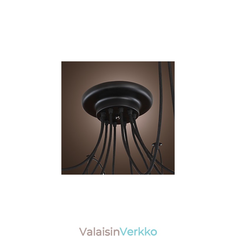 Kattokruunu Vintage Design -lamput Mukana Living 10 valoa riippuvalaisin