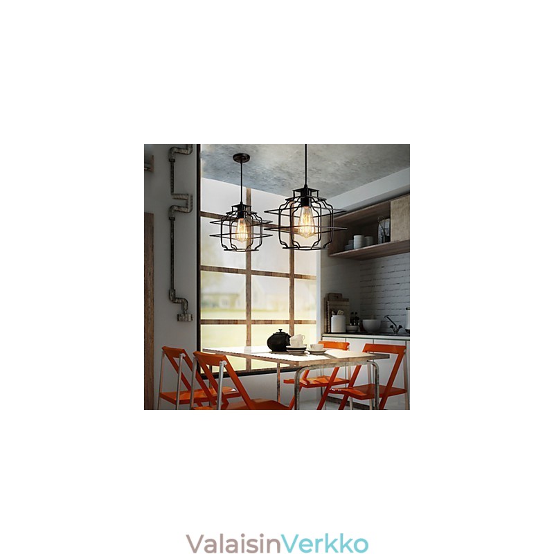 Retro Designers metallinen riippuvalaisin