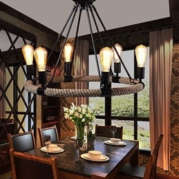 Kattokruunu riippuvalaisin Mini Style Rustic Lodge Metal