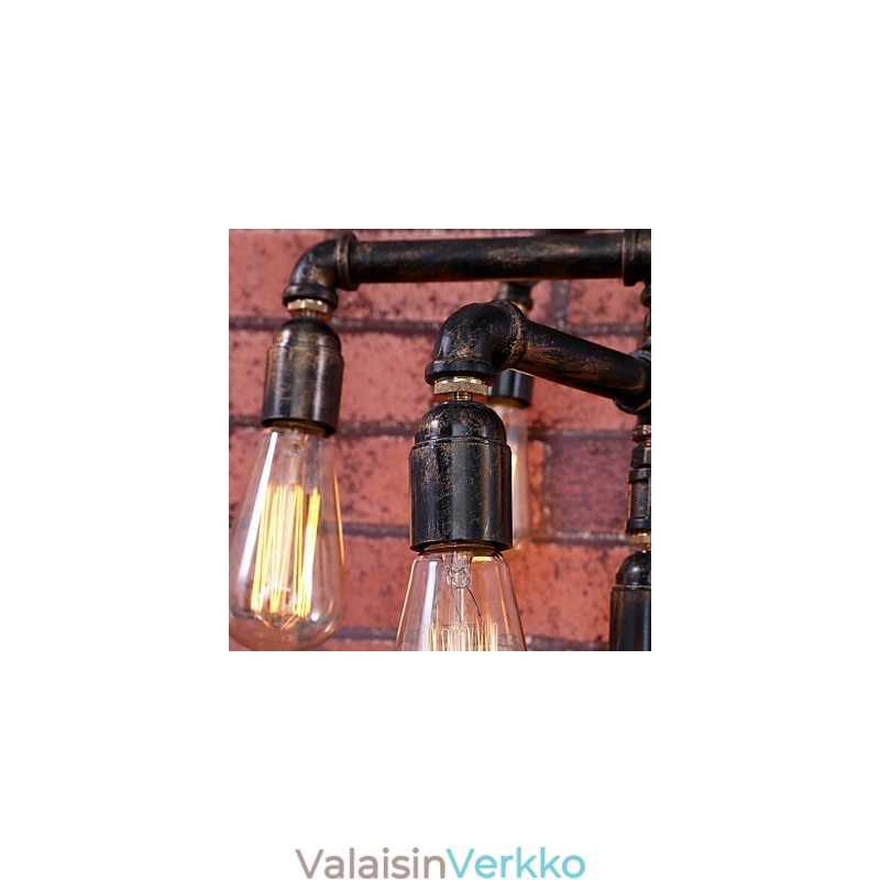 Vintage maalaus metalli uppoteline