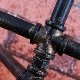 Vintage maalaus metalli uppoteline