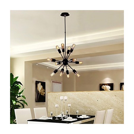 Avant Garde -rautakattokruunu 12 valolla