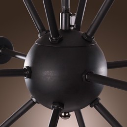 Avant Garde -rautakattokruunu 12 valolla