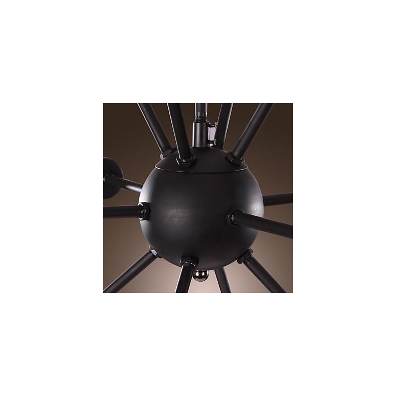 Avant Garde -rautakattokruunu 12 valolla