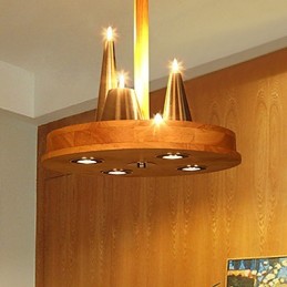 Amerikkalainen lämmin Tyylikäs massiivipuuriipus