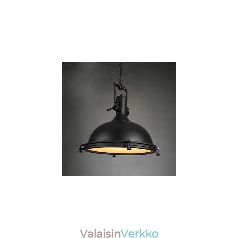 Teollinen yksittäinen riippuvalaisin Koristele loft-tyylistä vintage-metallivaloa