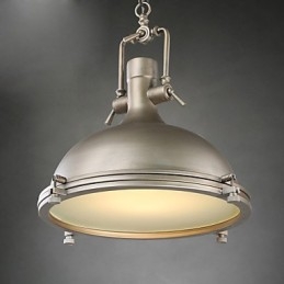 Teollinen yksittäinen riippuvalaisin Koristele loft-tyylistä vintage-metallivaloa