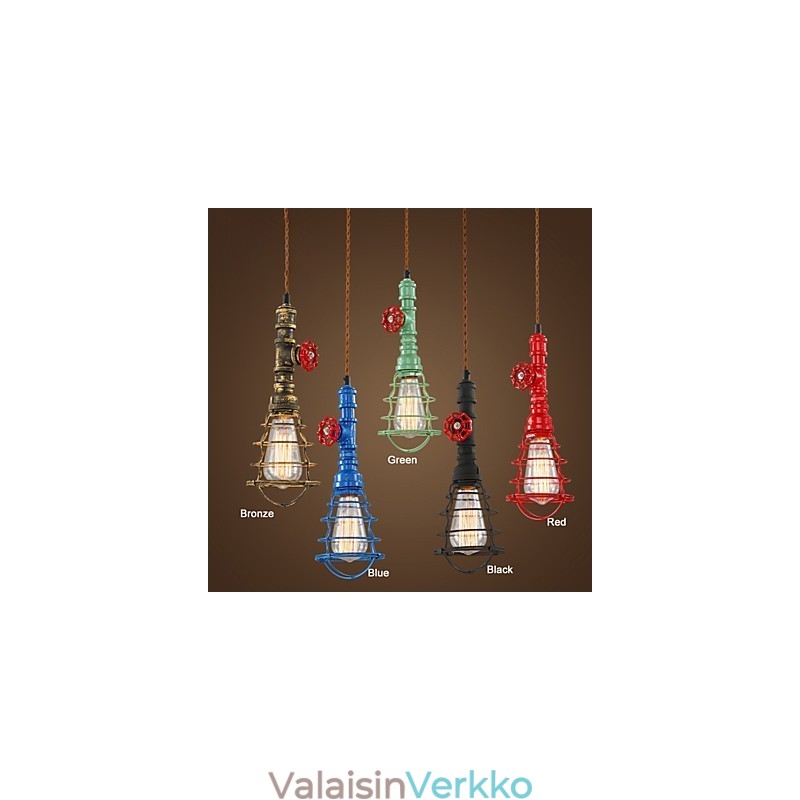 E26 Vintage riippuvalaisin Waterpipe Design -valot