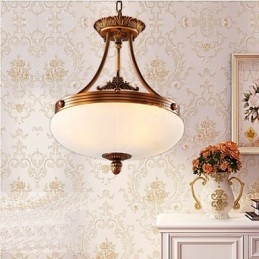 Eurooppalainen marmorilamppu Copper Chandelier Lights