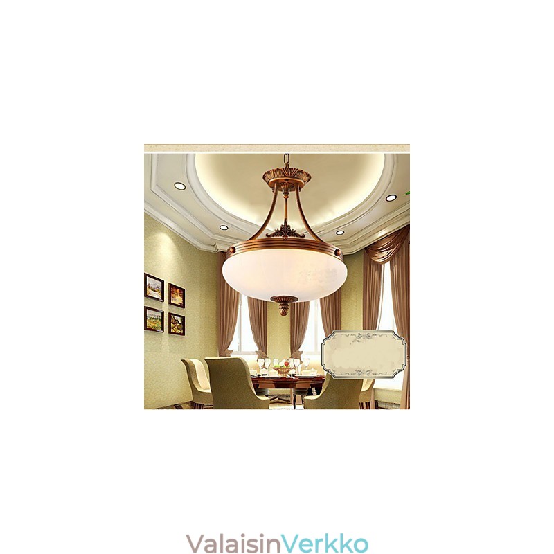 Eurooppalainen marmorilamppu Copper Chandelier Lights
