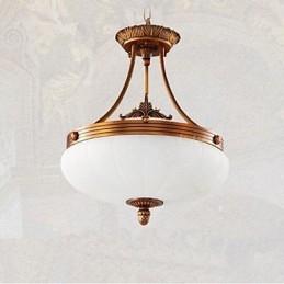 Eurooppalainen marmorilamppu Copper Chandelier Lights