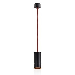 1 Light Mini riippuvalaisin musta eloksoitu alumiinilla