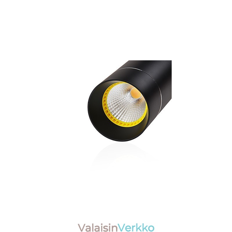 1 Light Mini riippuvalaisin musta eloksoitu alumiinilla