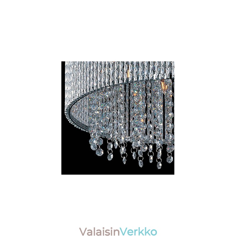 Kristalliriippuvalaisin 7 sylinterin muotoisella valolla