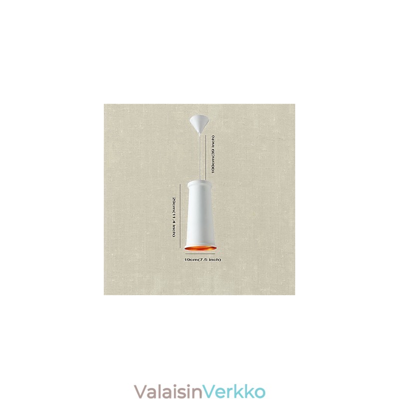 Klassinen maalaistyylinen vintage-minimaalaus metalliriippuvalaisin