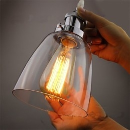 Moderni Chrome Glass Vintage Industrial Retro Fitting Edison Riippuvalaisin Cafe Porch Light