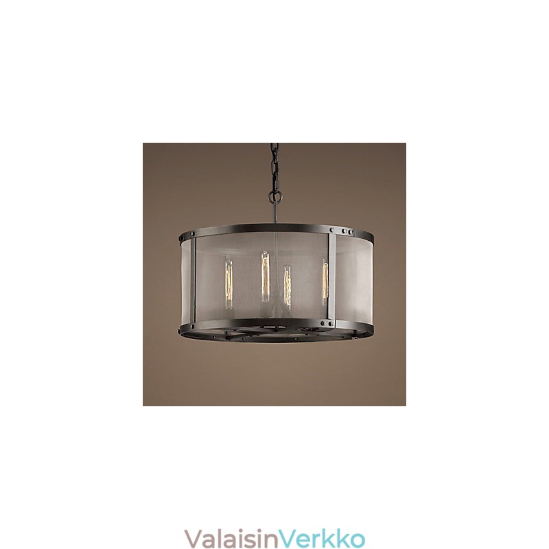4 valoa riippuvalaisin läpinäkyvällä varjostimella