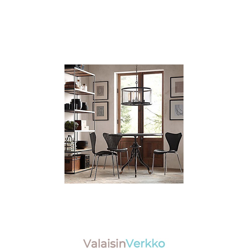 4 valoa riippuvalaisin läpinäkyvällä varjostimella