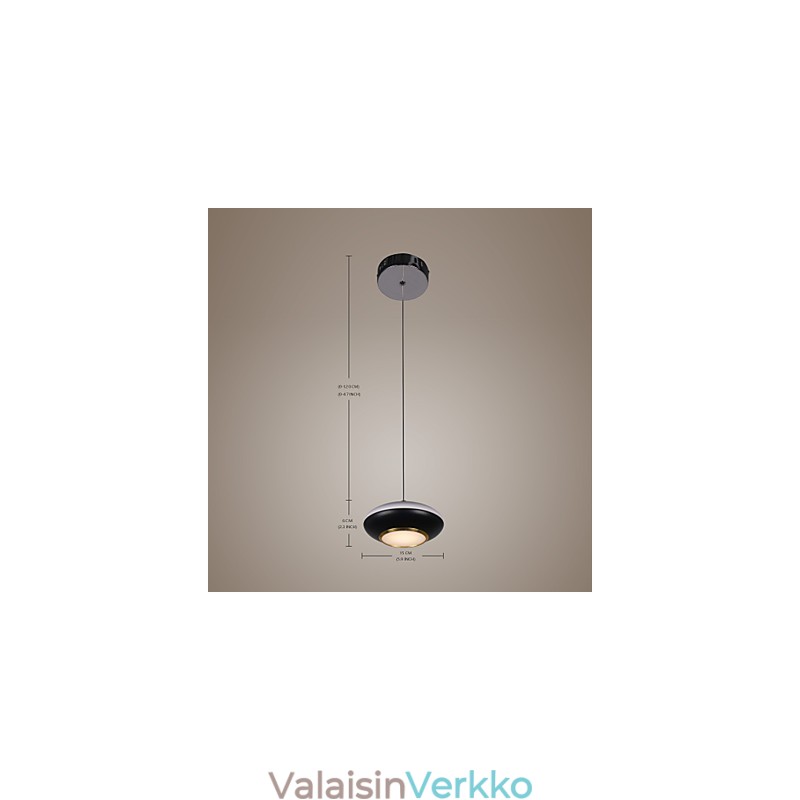 9W Moderni lentävä lautanen Design Laadukas Pendant Light Cafe
