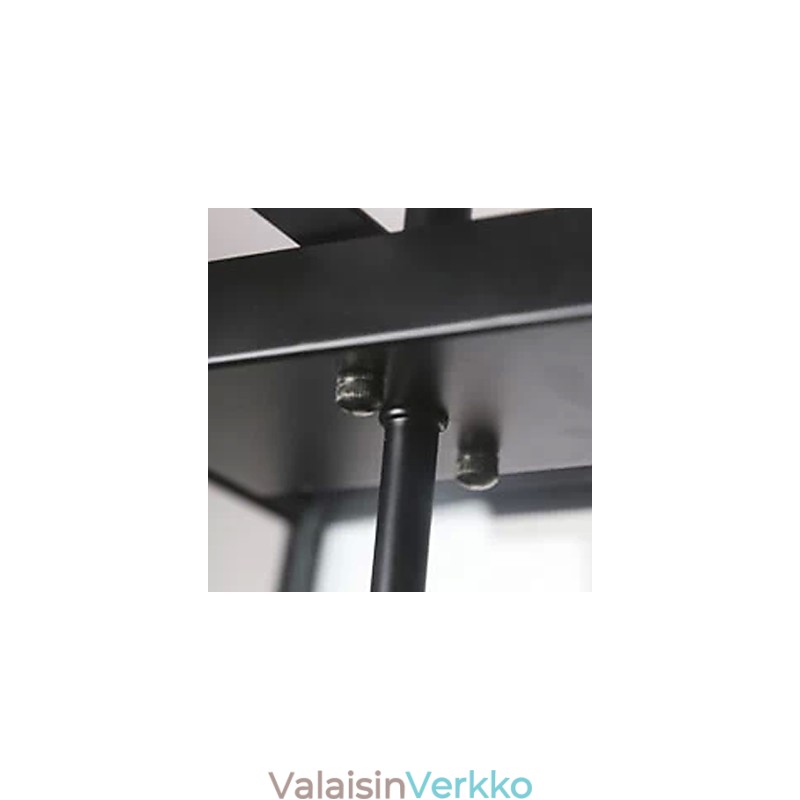 Rustic Lodge Mini Style galvanoitu metallikattokruunu
