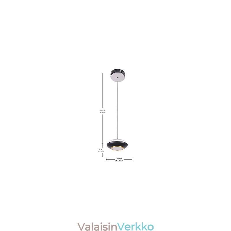Moderni lentävä lautanen Design Korkealaatuinen Pendant Light Cafe