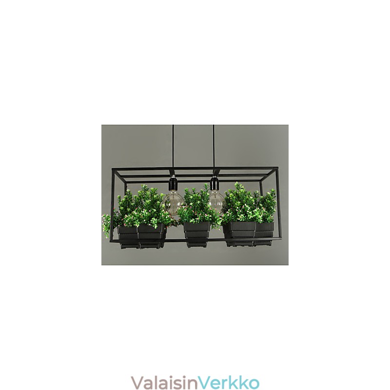 Moderni nykyaikainen koristeellinen design-riippuvalaisin (ei sisällä kasveja)