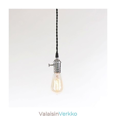 Perinteinen klassinen vintage minityylinen metalliriippuvalaisin